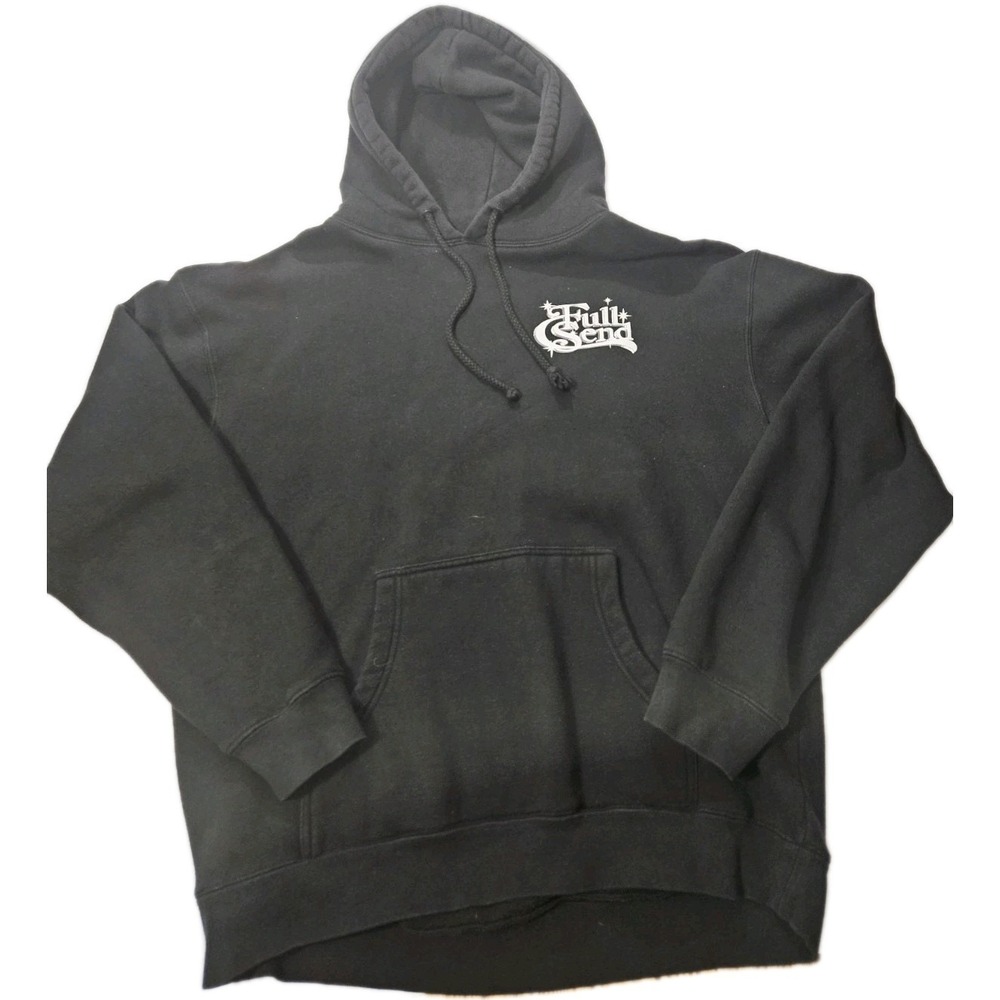 Nelk Boys Full Send OG Hoodie Men's Size Large Long Sleeve Pullover Black - Picture 2 of 6